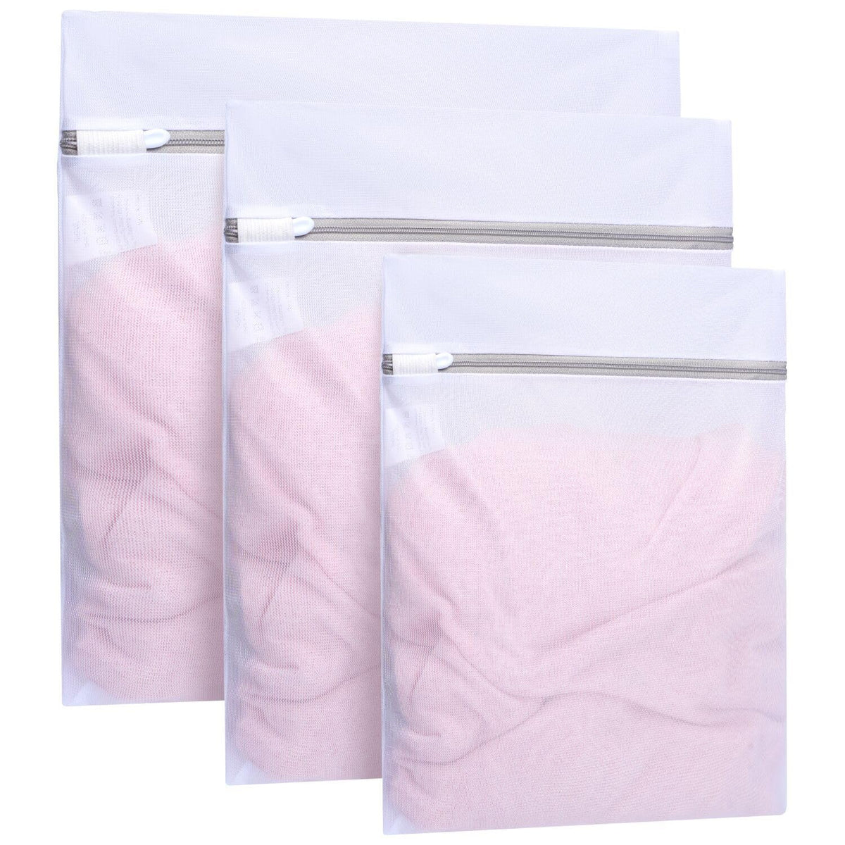 BAGAIL Laundry Bags Mesh Wash Bag for Intimates Lingerie and Delicates,4Pcs(Bra Wash Bag,6×6inch+7×7inch)