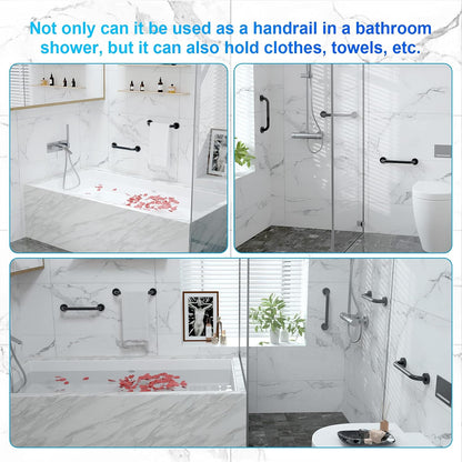 Safety Grab Bar 12 Inch, Wall Mounted Handicap Bars