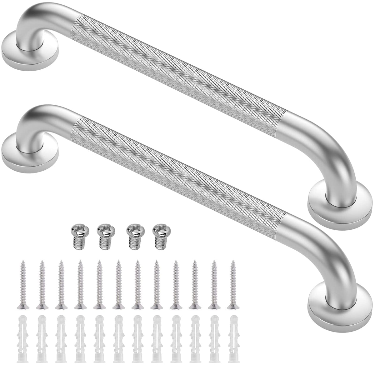 Grab Bars for Shower, 2 Pack 16 in Anti Slip Safety Bath Handle for Senior
