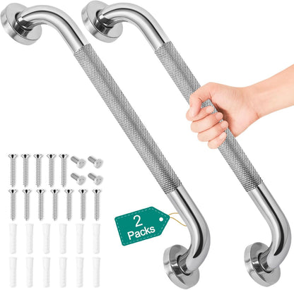 2 Pack 16 Inch Safety Grab Bars for Bathroom, Shower Grab Bars for Seniors