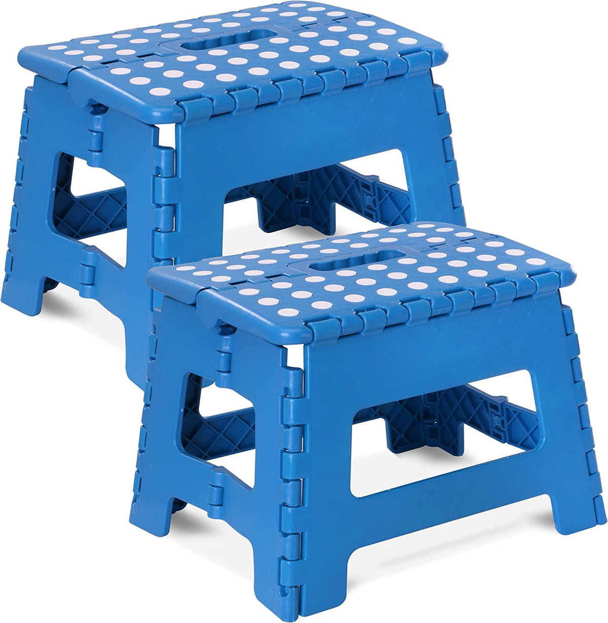 Utopia Home Folding Step Stool 9 Inch, Anti-Slip, Black, 1-Pack