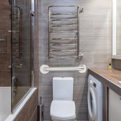 Stainless Steel Bathroom Handrail 2pcs Non-Slip Grab Bars Bathtub Safety Rail Thickened Support Handles for Elderly Disabled Toilet and Shower Use