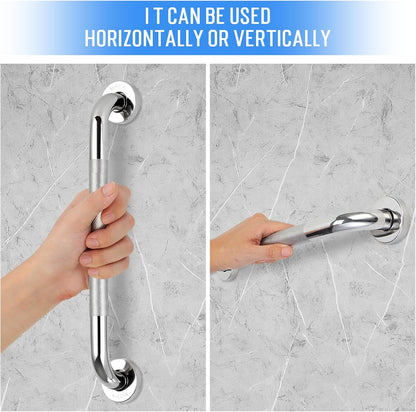 2 PCS Shower Grab Bars for Seniors 24 Inch Bathroom Safety Shower Handle