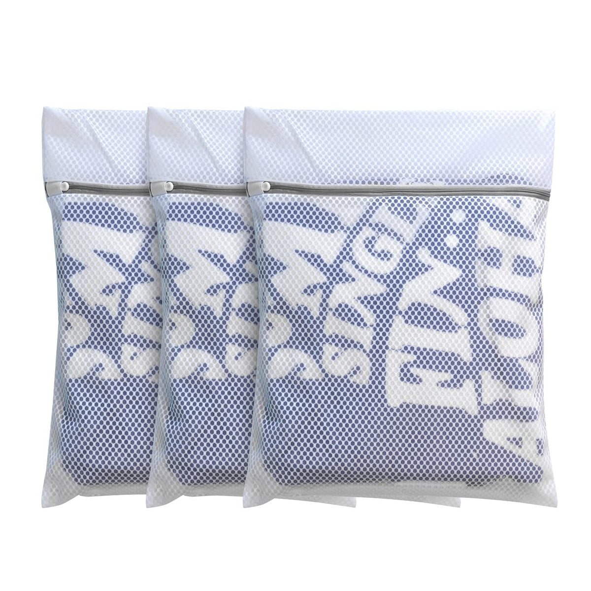 Honeycomb Mesh Laundry Bags for Delicates, Travel Storage Organize Bags,Clothing Washing Bags for Underwear, Lingerie, Bra, Blouse, Stocking, Socks, Jacket, Coat, Blanket, Shoes,Extra Strong(S+M+L)