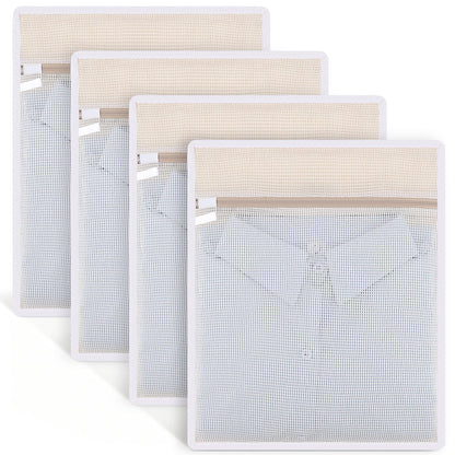 6-Pack Durable Honeycomb Mesh Laundry Bags for Delicates, 16 x 20 Inches