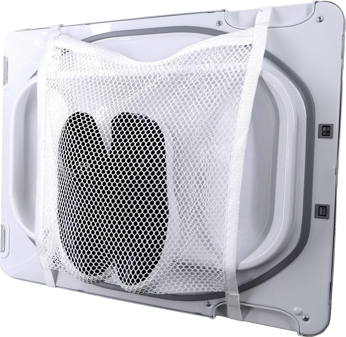 Shoe Washing Machine Bag Set, 3-in-1 Sneaker Laundry Bags with Honeycomb Mesh, Shoe Cleaning Bag for Washing Machine, Dryer Net, Dust Covers & Elastic Straps for Sneakers, Running Shoes, Socks, Bras