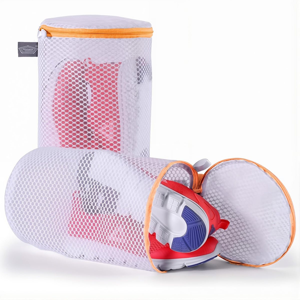 Shoe Washing Machine Bag, Large Mesh Laundry Bag for Sneakers, 8x15", 2Pcs