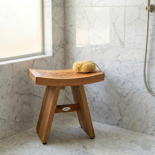 AquaTeak Asia 18" Teak Shower Bench