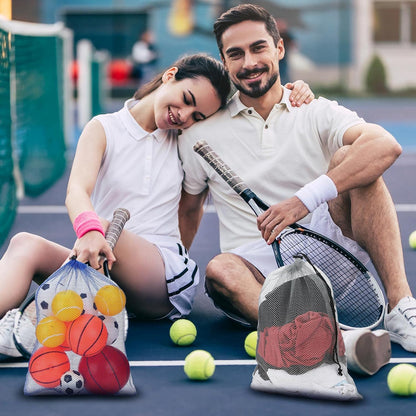 24 Pcs Mesh Bags Drawstring Mesh Laundry Bag Stuff Sack Nylon Bags Camping Nylon Bag with Drawstring Cord for Toys