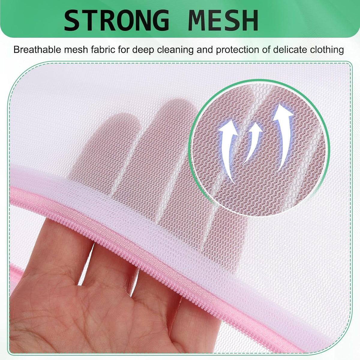 uxcell 4pcs Mesh Laundry Bags Delicates 12"x16"Mesh Washing Bags Fine Pink