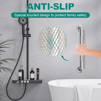 2 Pack 16 Inch Safety Grab Bars for Bathroom, Shower Grab Bars for Seniors