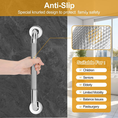 Shower Grab Bars for Bathroom 3 Pack Safety Bath Handle for Senior for Wall