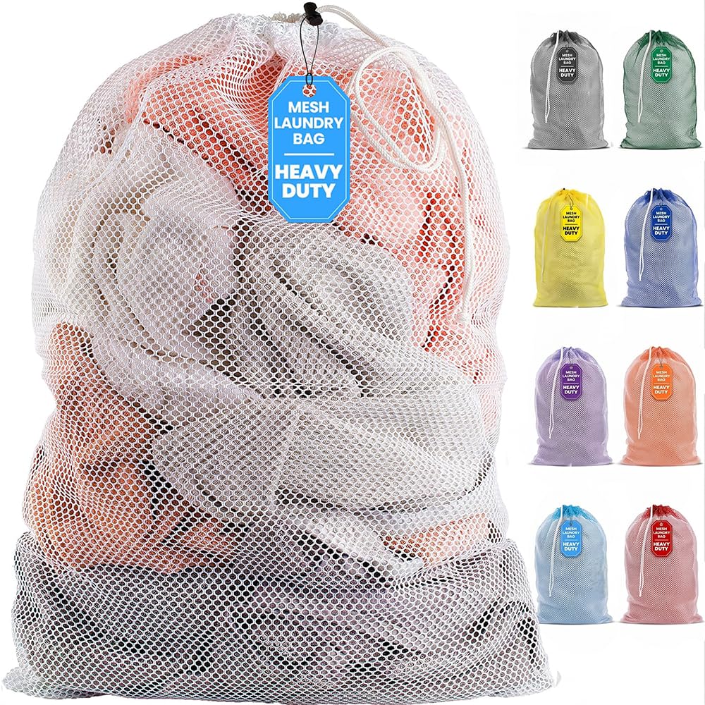 Handy Laundry Mesh Laundry Bags 2 Pack, XL 24x36 in, Heavy Duty Nylon