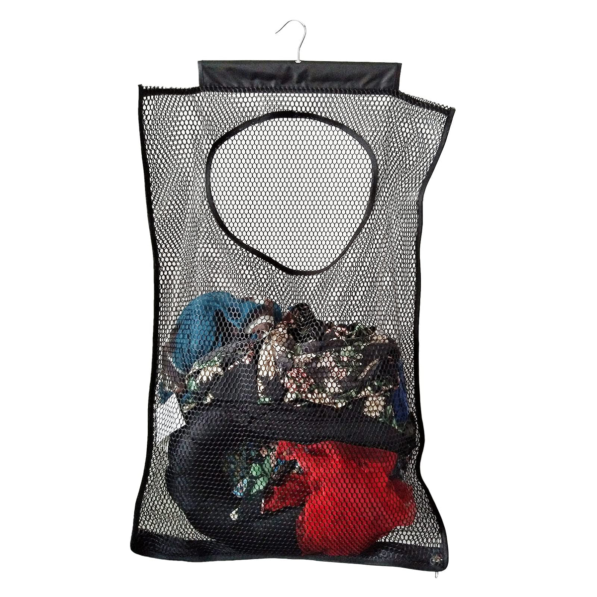 Hanging Mesh Laundry Hamper (30in*20in*2in) Large Dirty Clothes Bag