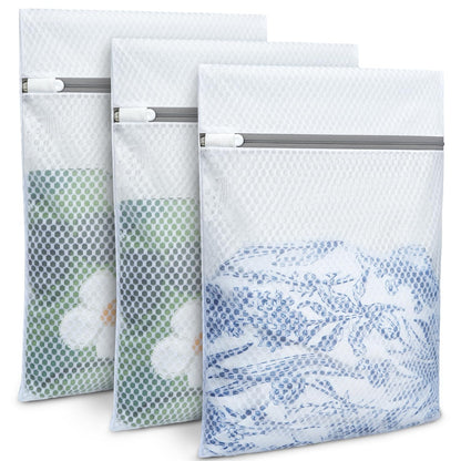 BAGAIL Laundry Bags Mesh Wash Bag for Intimates Lingerie and Delicates,4Pcs(Bra Wash Bag,6×6inch+7×7inch)