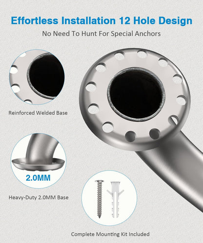 1Pcs 57-Inch ADA Compliant Grab Bar