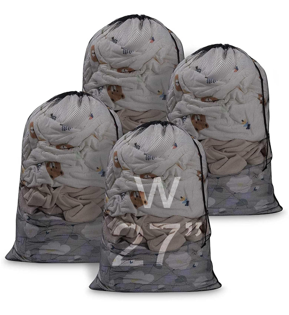 Meowoo 4Pcs Large Mesh Laundry Bag, 27×36inch