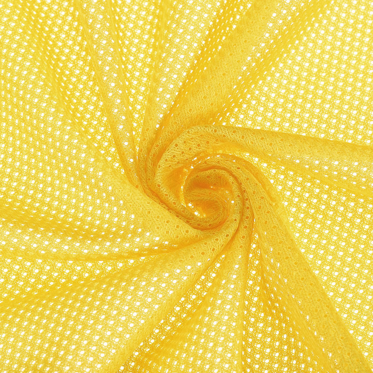 PATIKIL 62 Inch Wide Mesh Fabric Slightly Stretchy, Polyester Micro Mesh Jersey Fabric for Sewing Backpack Pocket and Straps, Netting Clothes, Shopping Bags, Deep Pumpkin Orange 1 Yard