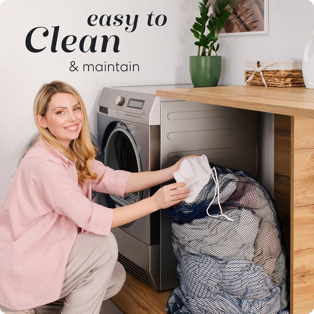 Handy Laundry Mesh Laundry Bags 2 Pack, XL 24x36 in, Heavy Duty Nylon