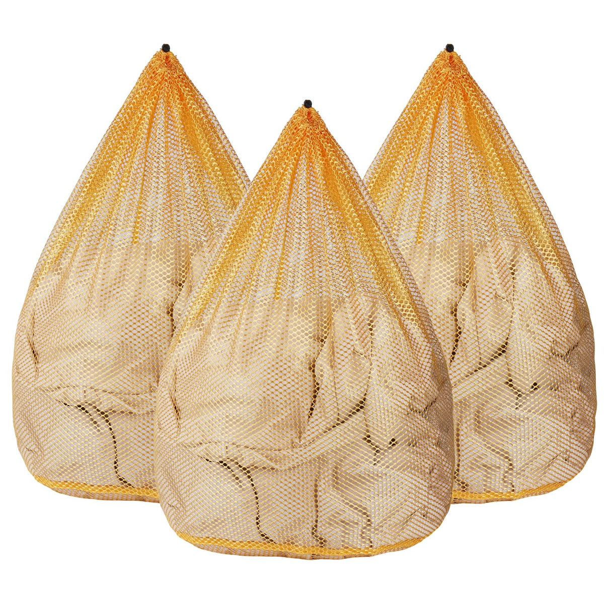 4Pcs Mesh Laundry Bags Washing Machine Mesh Wash Bags for Clothes,Underwear,Lingerie, Bed Linen with Drawstring Closure Sturdy(4 Size)