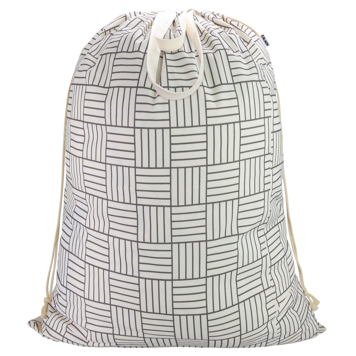 Canvas Laundry Bag 33"Wx 35"H, Extra Large Heavy Duty Hamper Liner,XL Beige
