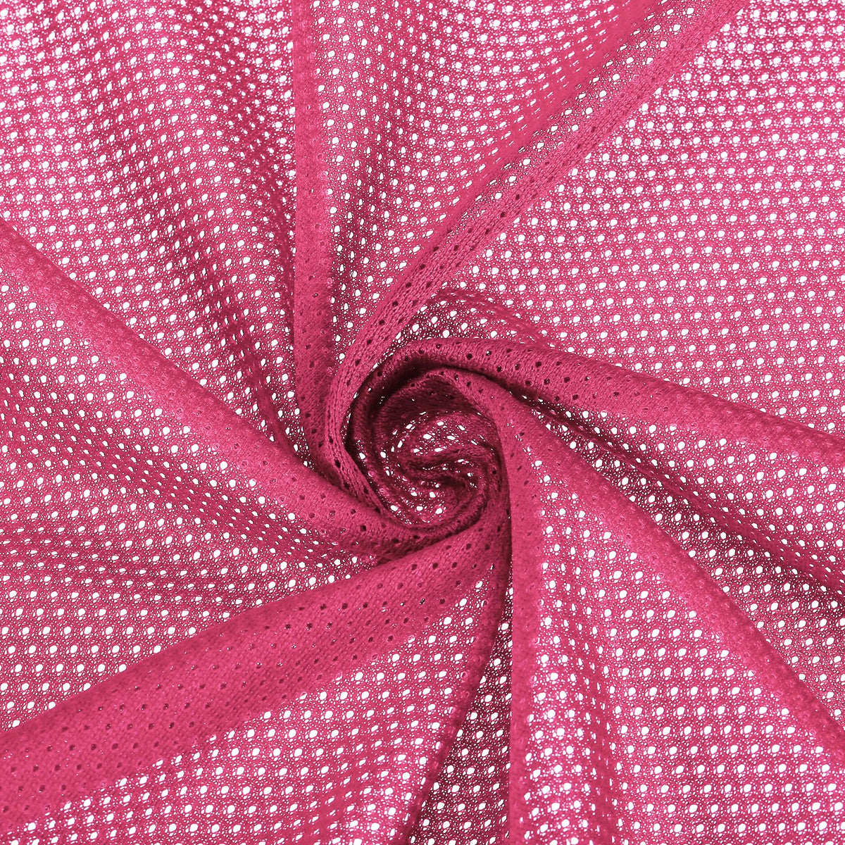PATIKIL 62 Inch Wide Mesh Fabric Slightly Stretchy, Polyester Micro Mesh Jersey Fabric for Sewing Backpack Pocket and Straps, Netting Clothes, Shopping Bags, Deep Pumpkin Orange 1 Yard