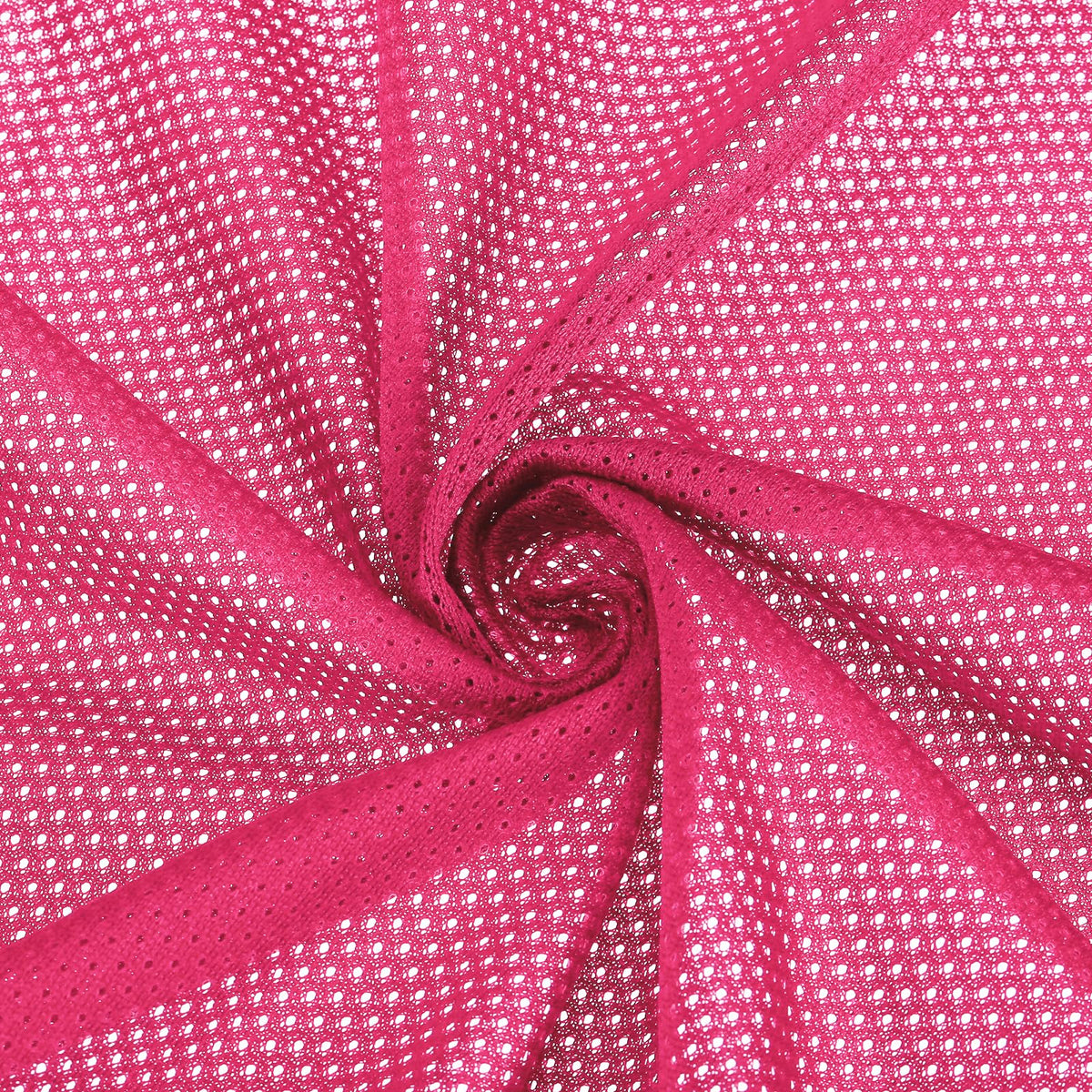 PATIKIL 62 Inch Wide Mesh Fabric Slightly Stretchy, Polyester Micro Mesh Jersey Fabric for Sewing Backpack Pocket and Straps, Netting Clothes, Shopping Bags, Deep Pumpkin Orange 1 Yard