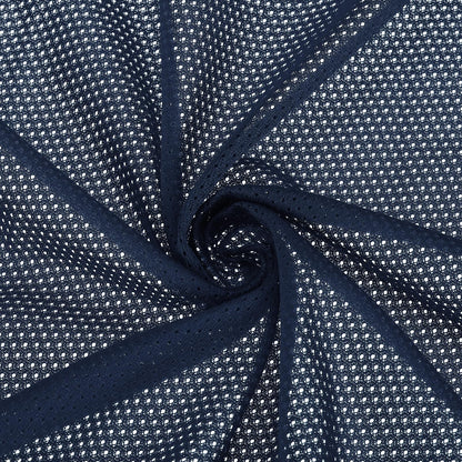 PATIKIL 62 Inch Wide Mesh Fabric Slightly Stretchy, Polyester Micro Mesh Jersey Fabric for Sewing Backpack Pocket and Straps, Netting Clothes, Shopping Bags, Deep Pumpkin Orange 1 Yard