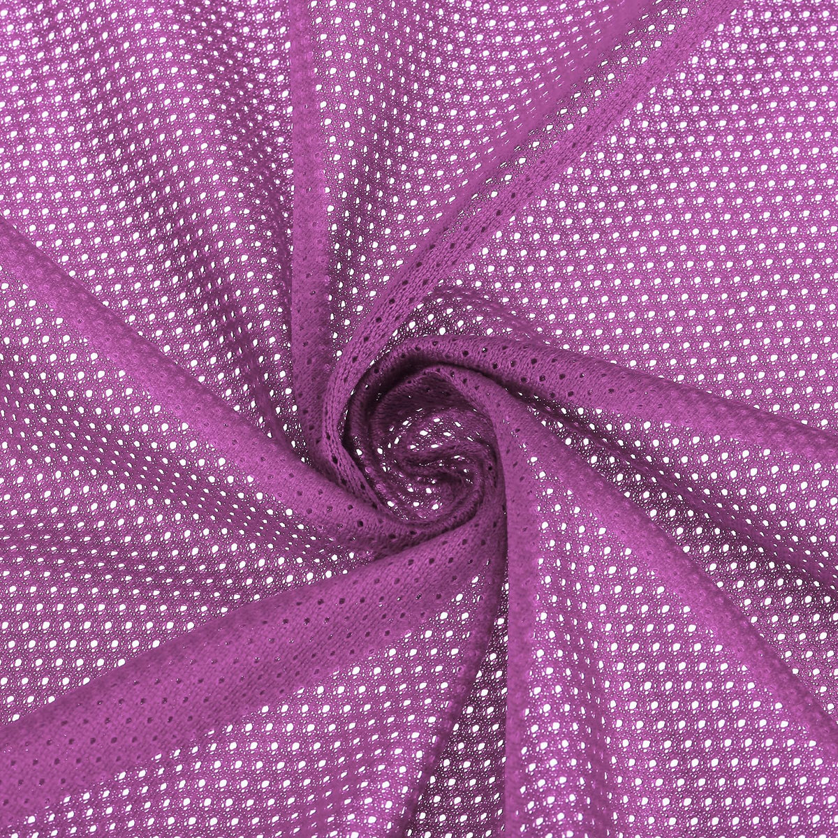 PATIKIL 62 Inch Wide Mesh Fabric Slightly Stretchy, Polyester Micro Mesh Jersey Fabric for Sewing Backpack Pocket and Straps, Netting Clothes, Shopping Bags, Deep Pumpkin Orange 1 Yard