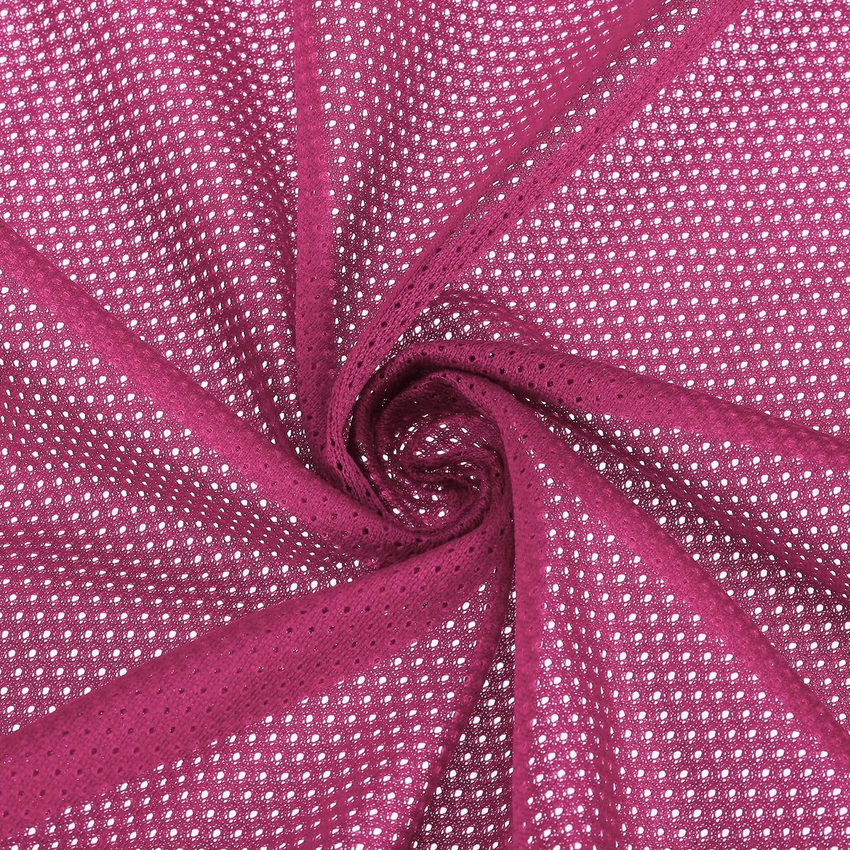 PATIKIL 62 Inch Wide Mesh Fabric Slightly Stretchy, Polyester Micro Mesh Jersey Fabric for Sewing Backpack Pocket and Straps, Netting Clothes, Shopping Bags, Deep Pumpkin Orange 1 Yard