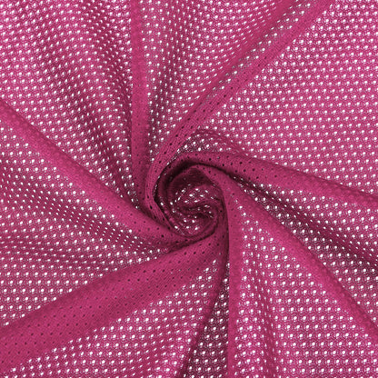 PATIKIL 62 Inch Wide Mesh Fabric Slightly Stretchy, Polyester Micro Mesh Jersey Fabric for Sewing Backpack Pocket and Straps, Netting Clothes, Shopping Bags, Deep Pumpkin Orange 1 Yard