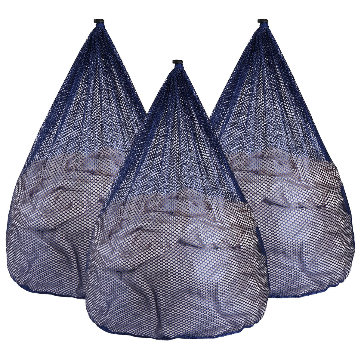 4Pcs Mesh Laundry Bags Washing Machine Mesh Wash Bags for Clothes,Underwear,Lingerie, Bed Linen with Drawstring Closure Sturdy(4 Size)
