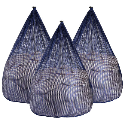 4Pcs Mesh Laundry Bags Washing Machine Mesh Wash Bags for Clothes,Underwear,Lingerie, Bed Linen with Drawstring Closure Sturdy(4 Size)