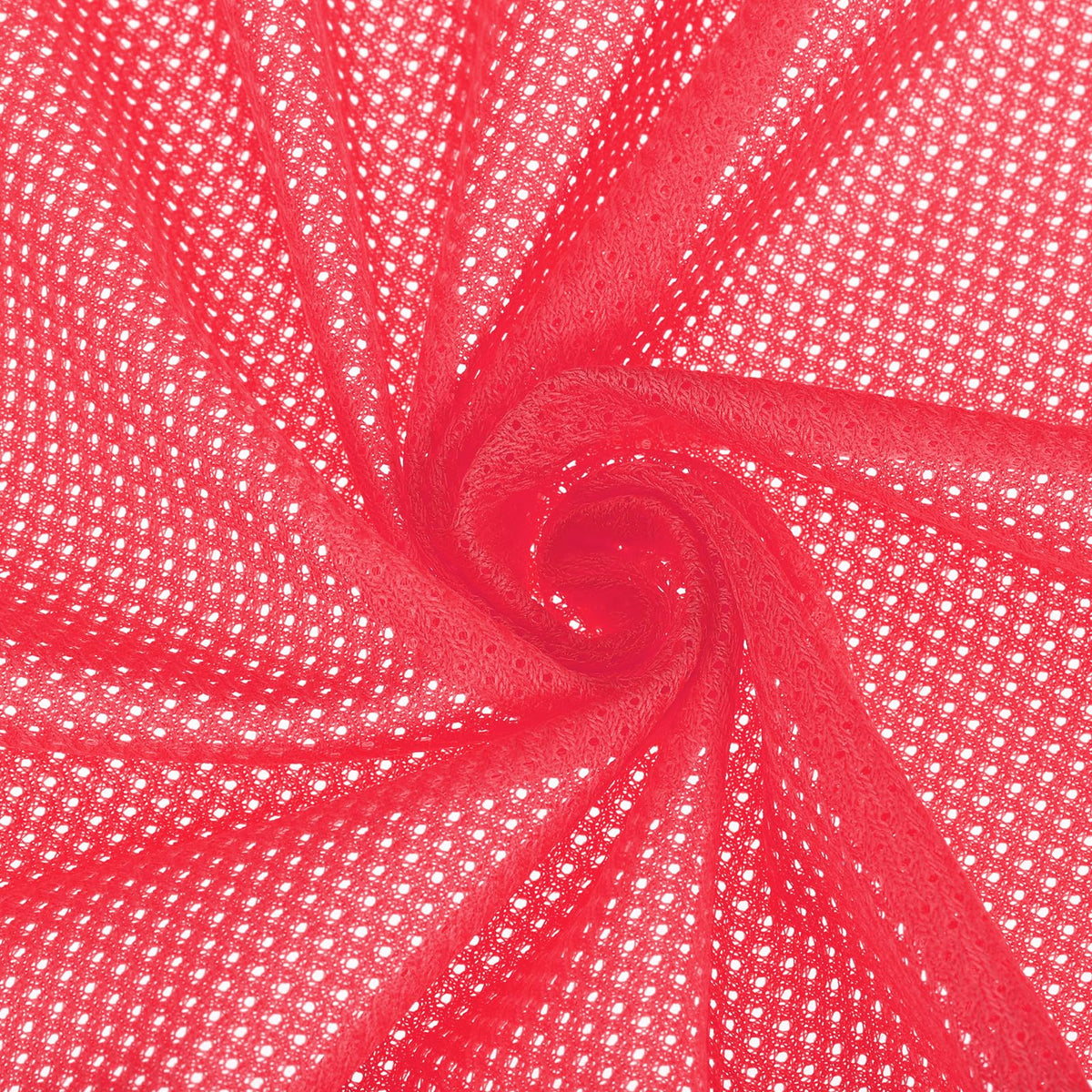 PATIKIL 62 Inch Wide Mesh Fabric Slightly Stretchy, Polyester Micro Mesh Jersey Fabric for Sewing Backpack Pocket and Straps, Netting Clothes, Shopping Bags, Deep Pumpkin Orange 1 Yard