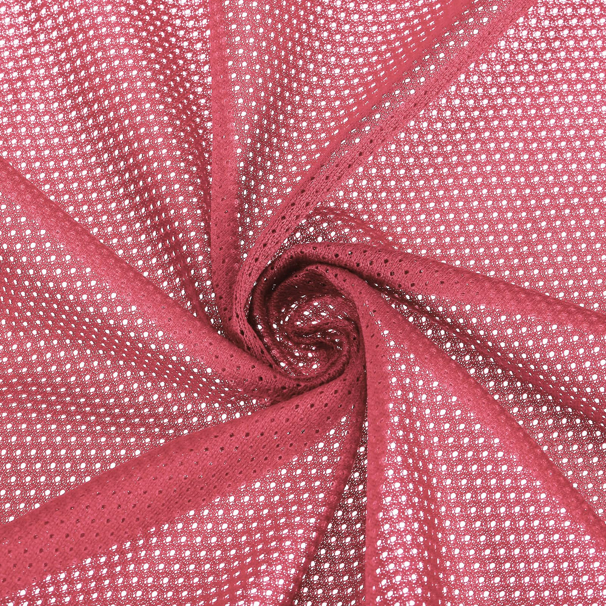 PATIKIL 62 Inch Wide Mesh Fabric Slightly Stretchy, Polyester Micro Mesh Jersey Fabric for Sewing Backpack Pocket and Straps, Netting Clothes, Shopping Bags, Deep Pumpkin Orange 1 Yard