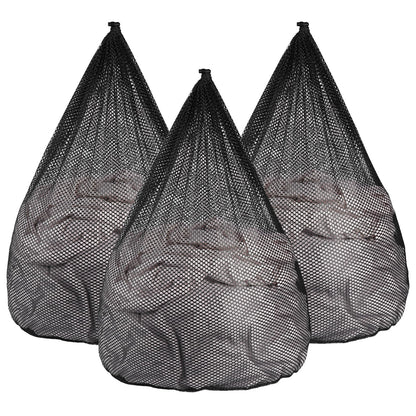 4Pcs Mesh Laundry Bags Washing Machine Mesh Wash Bags for Clothes,Underwear,Lingerie, Bed Linen with Drawstring Closure Sturdy(4 Size)