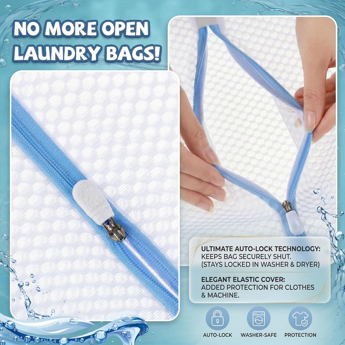 Junkin 40 Pack Honeycomb Mesh Laundry Bags for Delicates 12 x 16 Inches