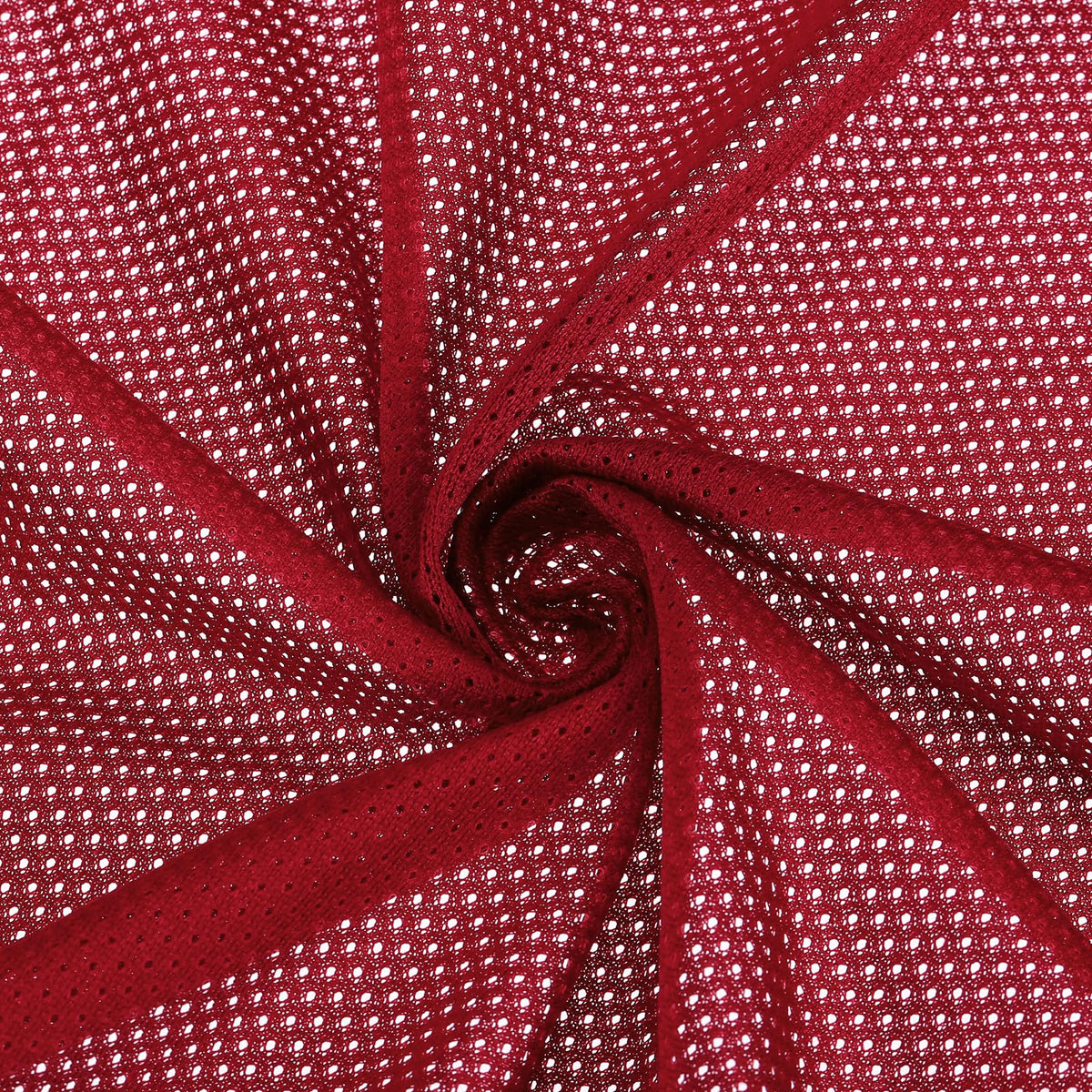 PATIKIL 62 Inch Wide Mesh Fabric Slightly Stretchy, Polyester Micro Mesh Jersey Fabric for Sewing Backpack Pocket and Straps, Netting Clothes, Shopping Bags, Deep Pumpkin Orange 1 Yard