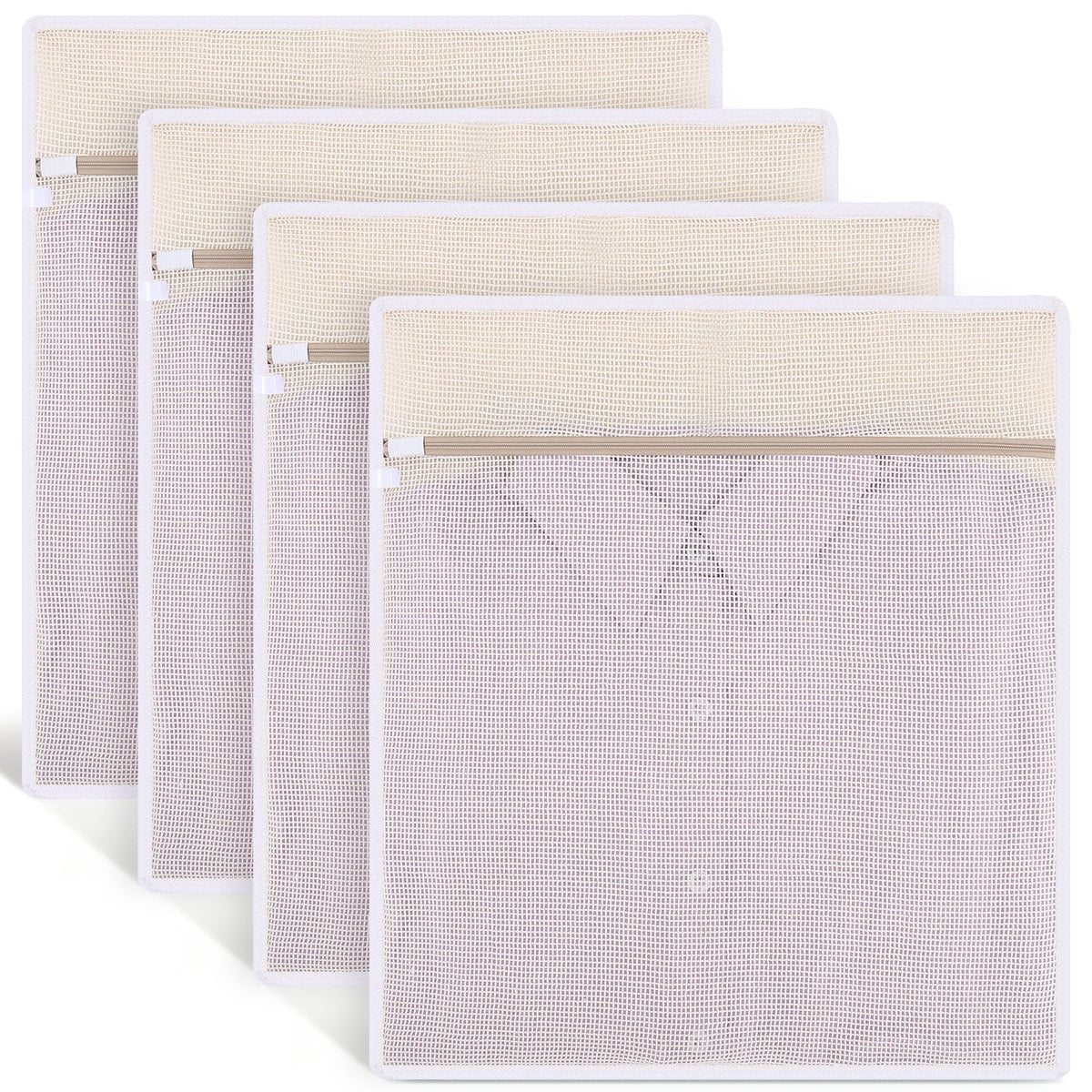 6-Pack Durable Honeycomb Mesh Laundry Bags for Delicates, 16 x 20 Inches