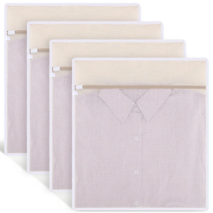 6-Pack Durable Honeycomb Mesh Laundry Bags for Delicates, 16 x 20 Inches
