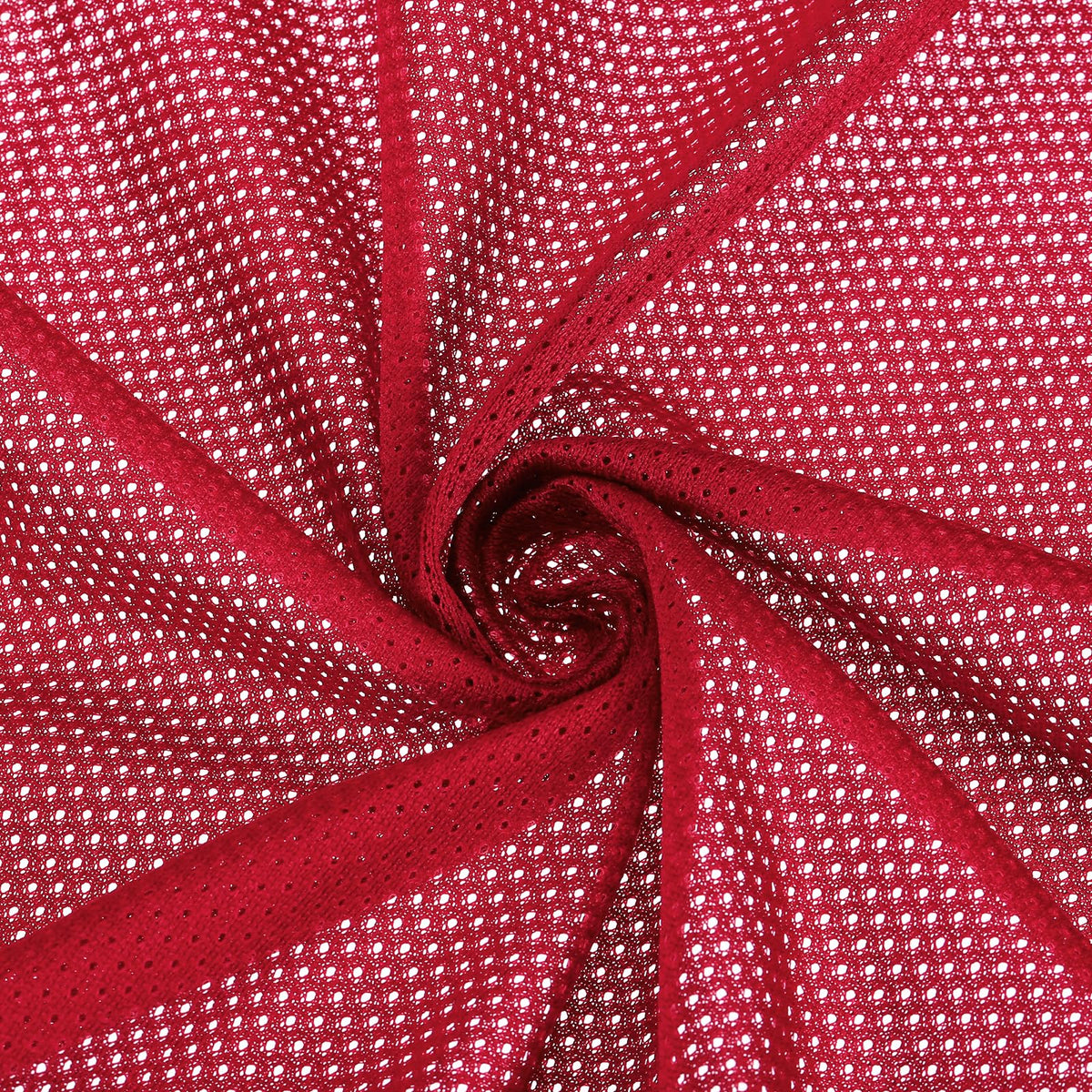 PATIKIL 62 Inch Wide Mesh Fabric Slightly Stretchy, Polyester Micro Mesh Jersey Fabric for Sewing Backpack Pocket and Straps, Netting Clothes, Shopping Bags, Deep Pumpkin Orange 1 Yard