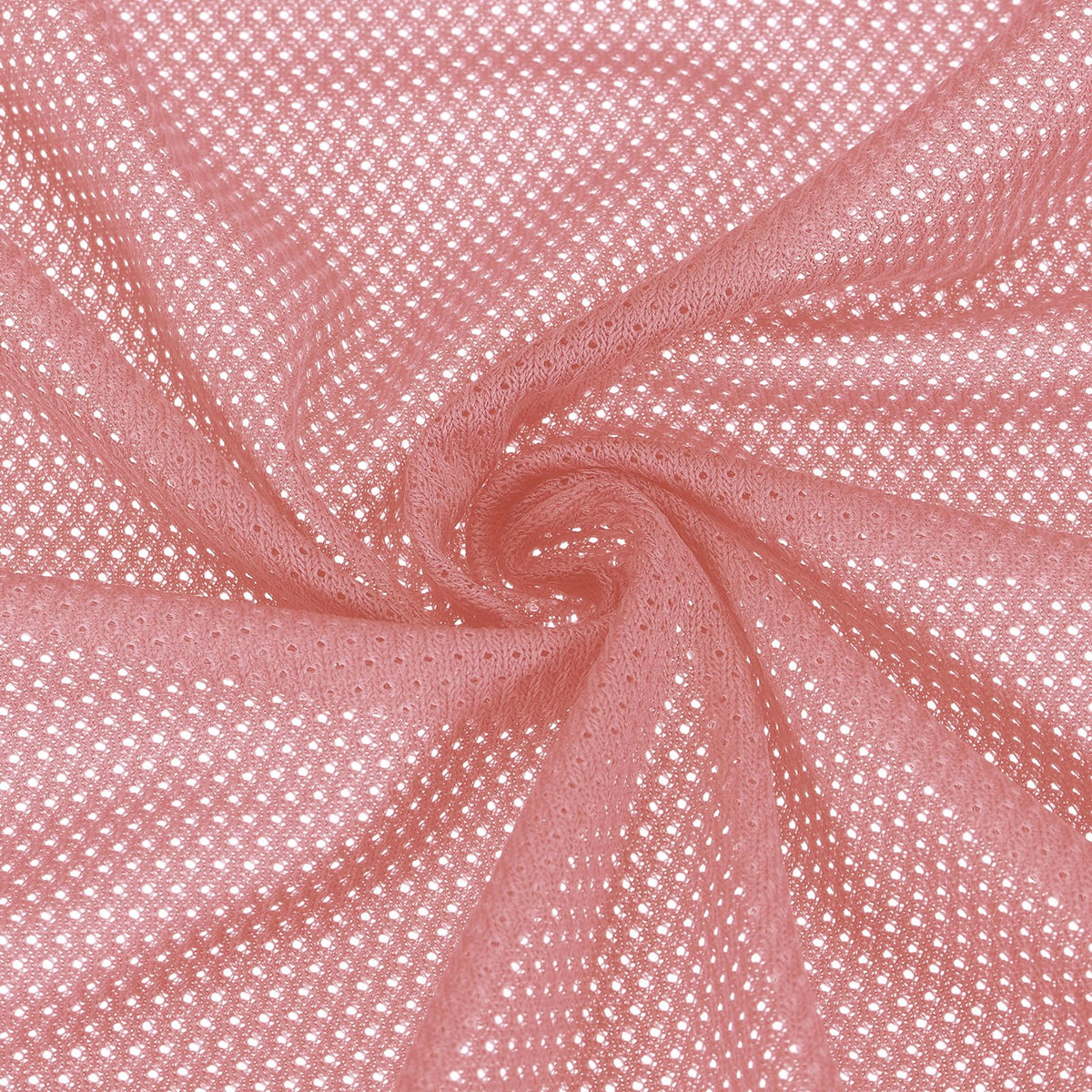 PATIKIL 62 Inch Wide Mesh Fabric Slightly Stretchy, Polyester Micro Mesh Jersey Fabric for Sewing Backpack Pocket and Straps, Netting Clothes, Shopping Bags, Deep Pumpkin Orange 1 Yard