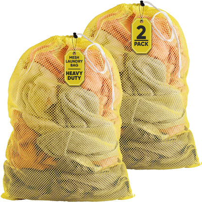 Handy Laundry Mesh Laundry Bags 2 Pack, XL 24x36 in, Heavy Duty Nylon