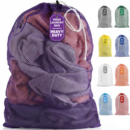 Handy Laundry Mesh Laundry Bags 2 Pack, XL 24x36 in, Heavy Duty Nylon