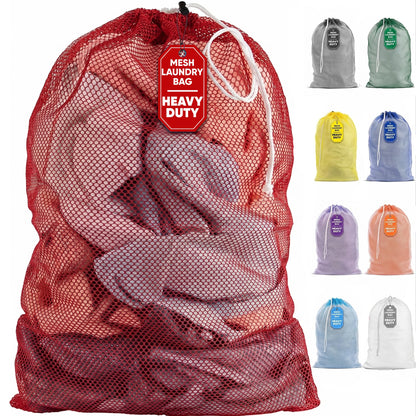 Handy Laundry Mesh Laundry Bags 2 Pack, XL 24x36 in, Heavy Duty Nylon