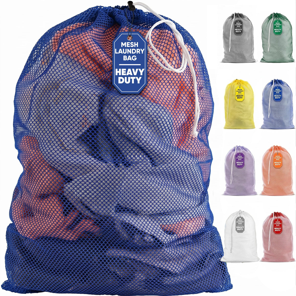 Handy Laundry Mesh Laundry Bags 2 Pack, XL 24x36 in, Heavy Duty Nylon