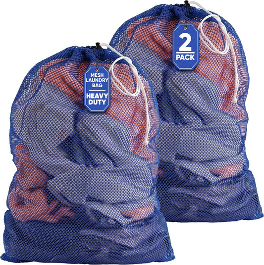 Handy Laundry Mesh Laundry Bags 2 Pack, XL 24x36 in, Heavy Duty Nylon