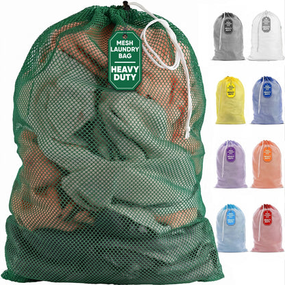 Handy Laundry Mesh Laundry Bags 2 Pack, XL 24x36 in, Heavy Duty Nylon
